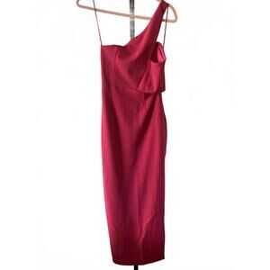 DO+BE Elegant One-Shoulder Midi Dress - Size M